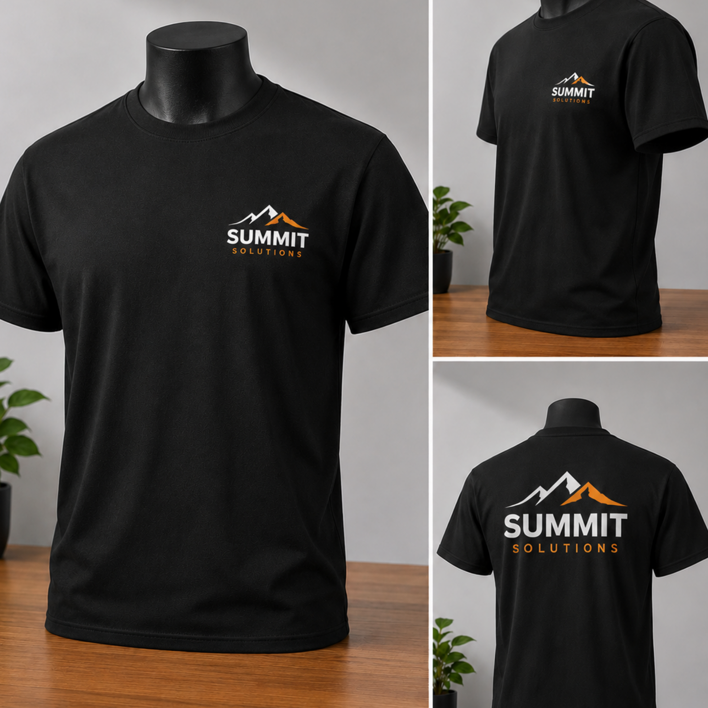 Custom T-Shirt – Front Logo & Back Design | Personalized for Businesses, Events & Churches