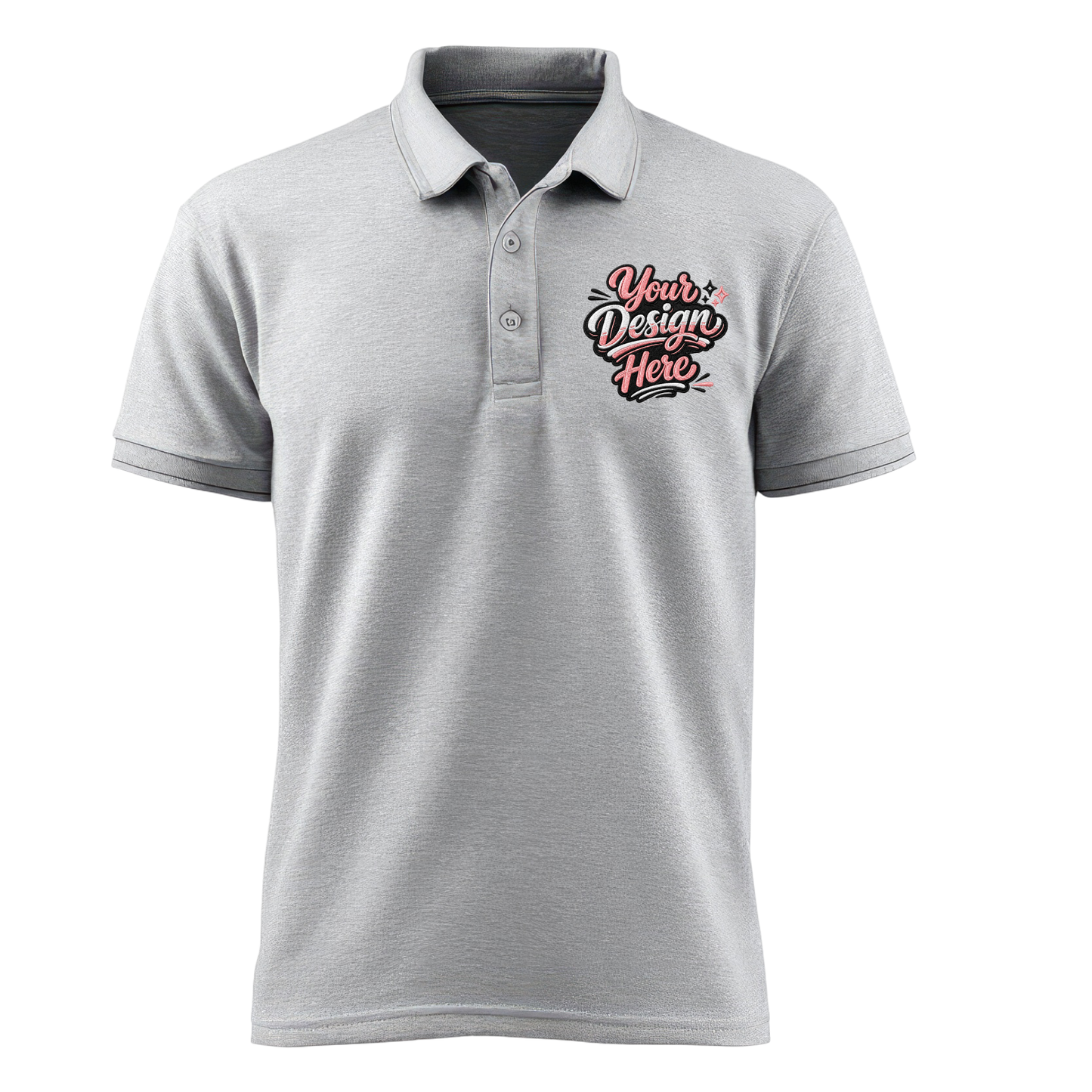 Custom Short Sleeve Polo Shirt – DTF Printed Logo Polo | Premium Business & Uniform Polo