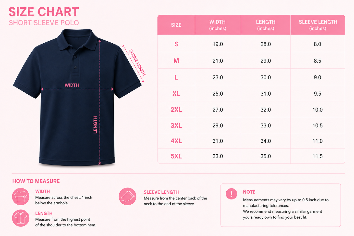 Custom Short Sleeve Polo Shirt – DTF Printed Logo Polo | Premium Business & Uniform Polo