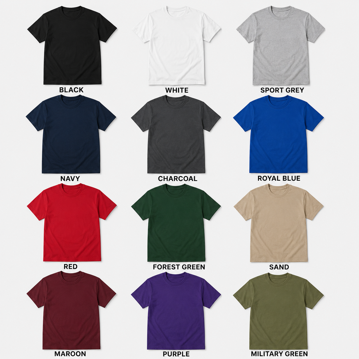 Custom Printed T-Shirts with Front Design | Perfect for Any Occasion