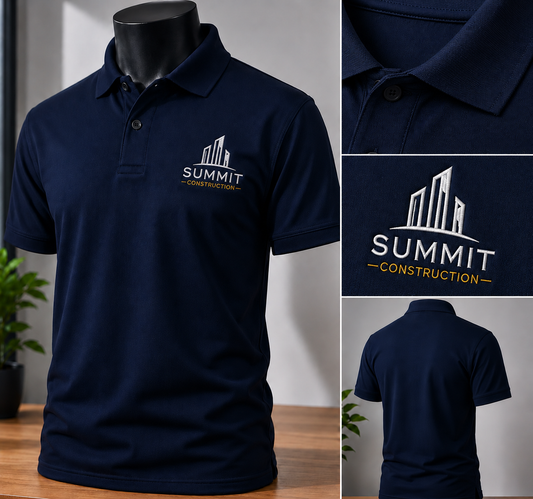 Custom Polo Shirt with Logo – Business & Event Uniforms | Embroidered